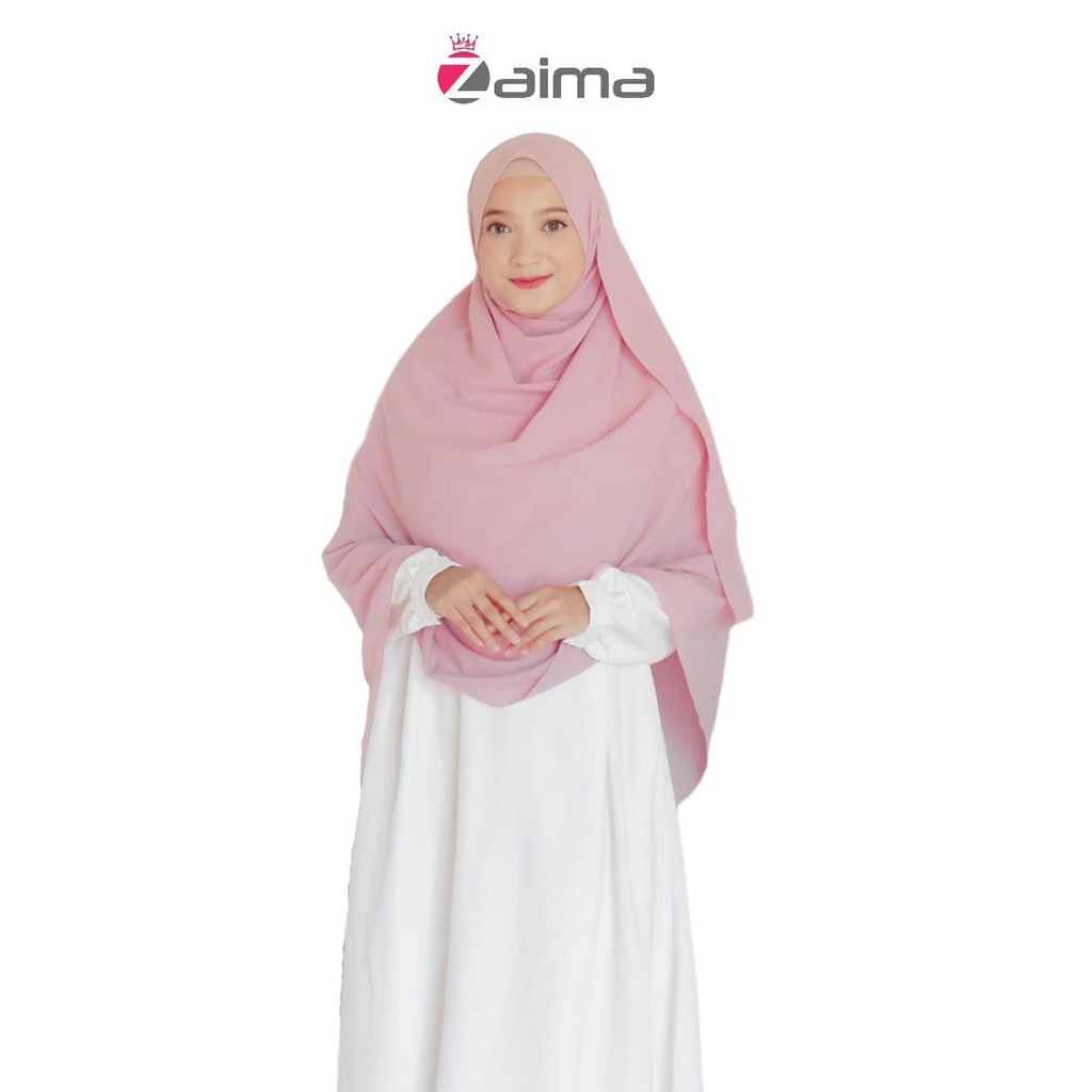 Pashmina Jumbo Syari 200 x 100 Lebar Besar Diamond Italiano-Dusty Pink