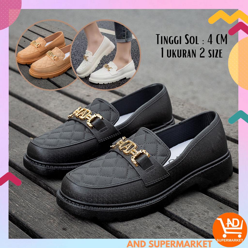 AND / COD / Sepatu Loafers Wanita Import Slip On Fashion Sepatu Jalan Cewek Cantik Sepatu Wanita Kasual Murah SPT-59