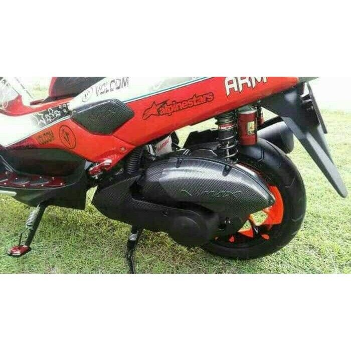 Cover Tutup Hawa Nmax Karbon Cover CVT Nmax Carbon Cover Body Aksesoris Variasi Yamaha Nmax Nemo