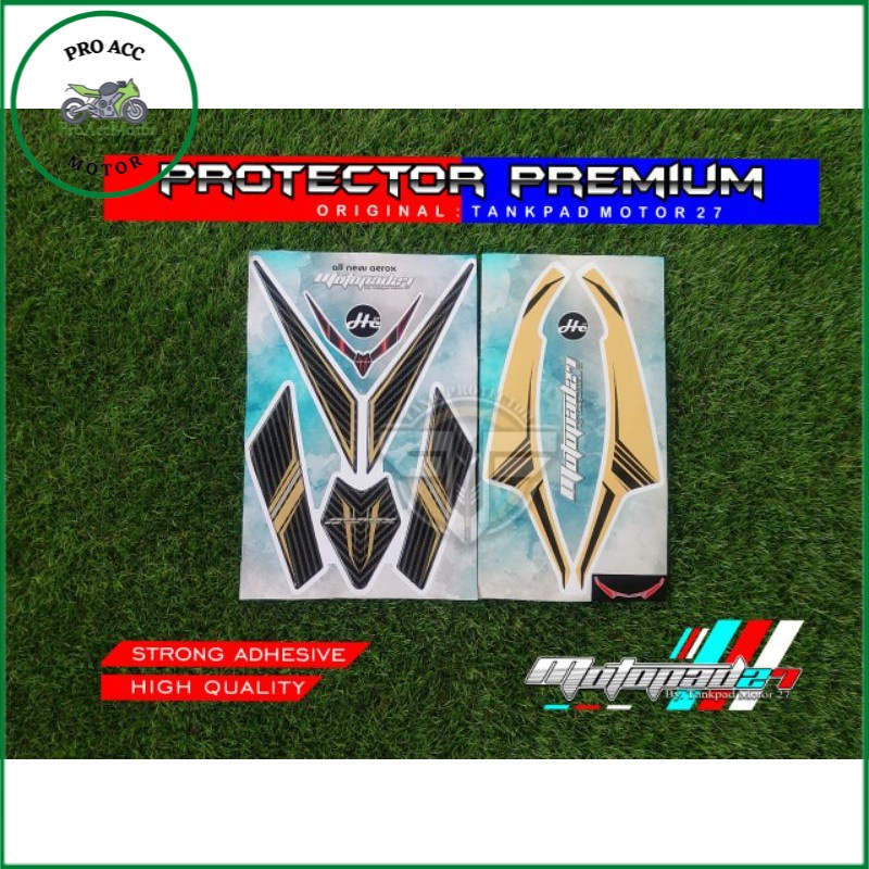 sticker stiker resin timbul body depan atas lampu winglet yamaha aerox 2020 connected Murah