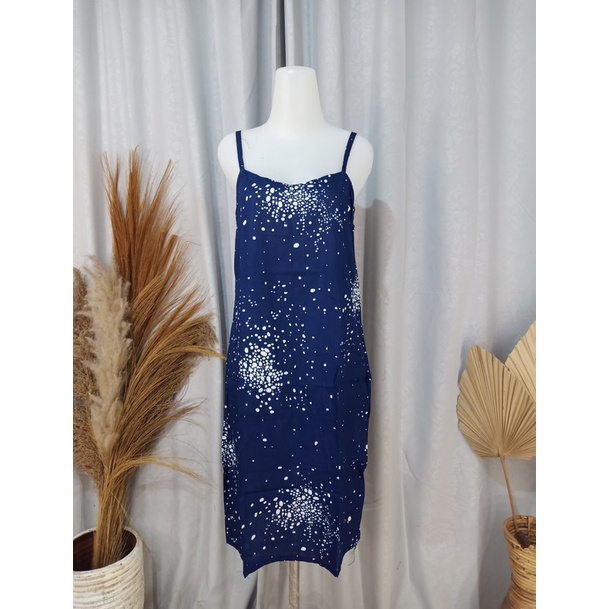 DASTER NARINI TANGGUNG TALI SATU ANEKA MOTIF-Bercak Navy