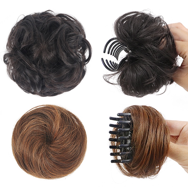 Wig Rambut Kepala Model Klip Untuk Wanita