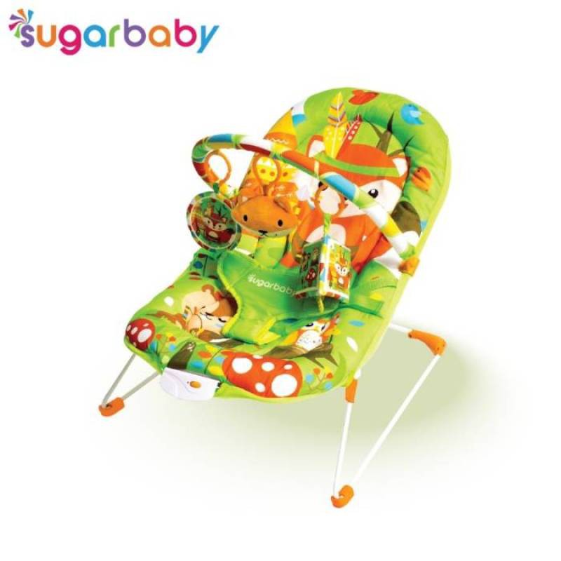 Sugar Baby Deluxe Musical Vibration Bouncer 1 Recline - Pilih Motif