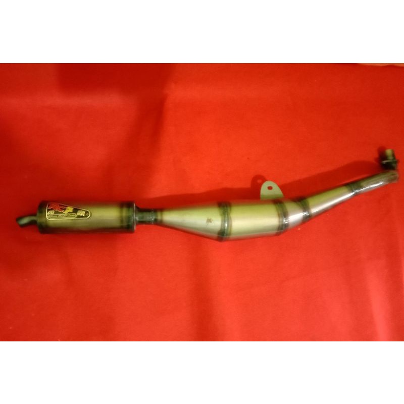 Knalpot f1-F1z-F1zr model Standar racing Plat karat Gemrincing