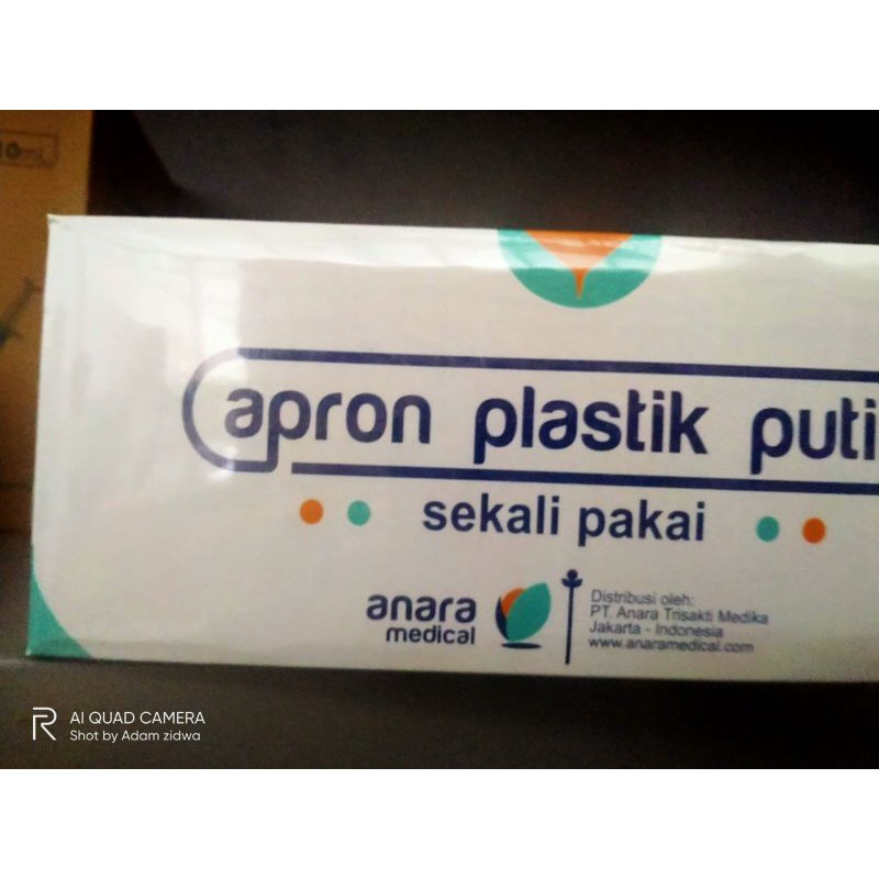 apron plastik medis