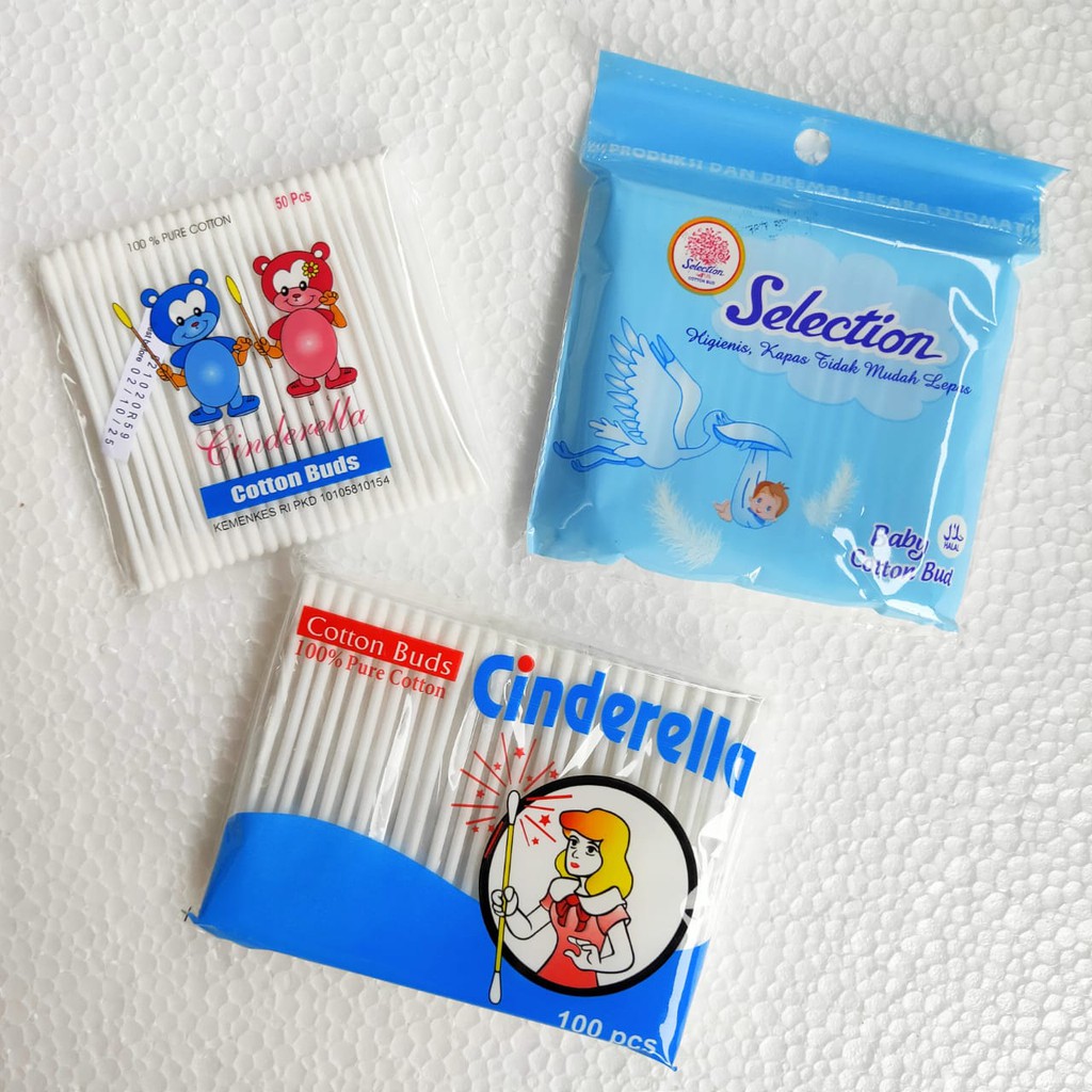 Cotton Buds Baby Cussons isi 50 || Cussons isi 100 II Cinderella isi 50/ 100 II Selection Cotton Buds Baby 100