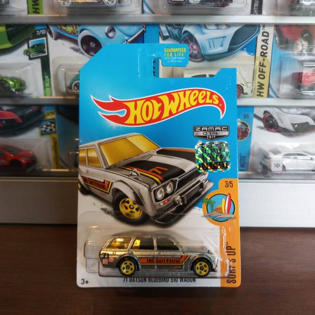 Hot Wheels 71 Datsun Bluebird 510 Wagon - Zamac - Factory Sealed