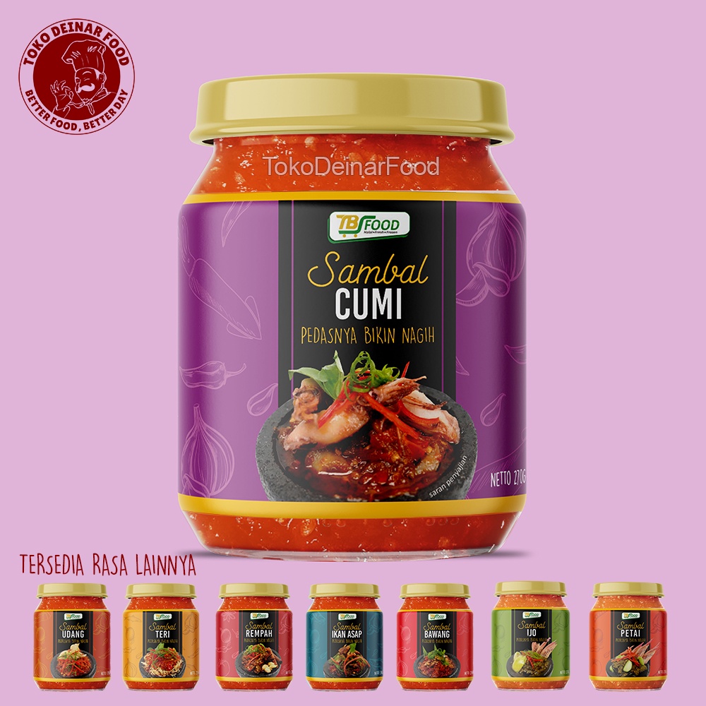 

Sambel Cumi Asin / Sambal Cumi Baby TBS Food 270gr / Goreng, Rempah, Ikan Asap, Bawang, Teri Udang, Pete Petai Hijau Ijo / Pedas Pedes Gurih Ulek Uleg Enak Murah Cakalang Roa Ebi Terasi Medan Manado Matah Geprek Botol Ebi Eat Djui Bu Rudy Mr Crispy Deinar