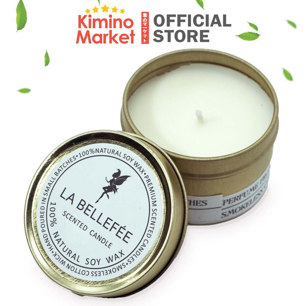 Premium Scented Candle Lilin Aromaterapi Wadah Stainless Wangi Lembut