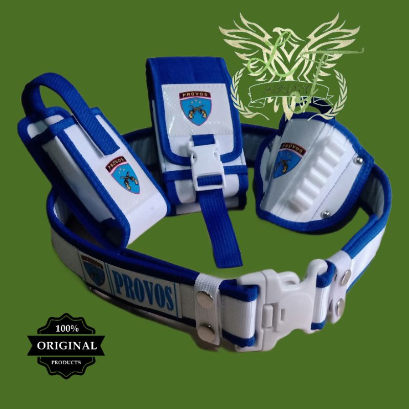 kopel set PROVOS POLRI.kopel .s.hp.s.HT.sarung pistol