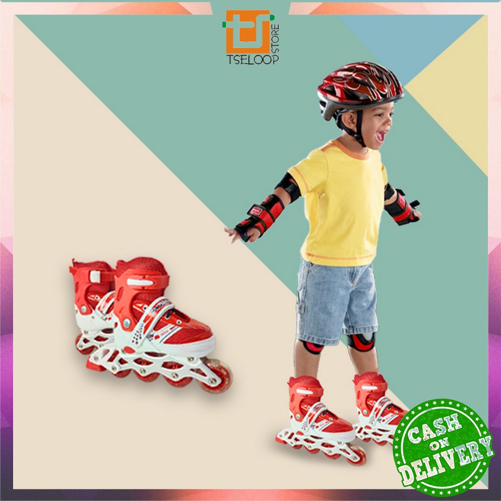 OFM-O2 Sepatu Roda Anak Inline Skate / Power Roller Skate / Sepatu Roda Bajaj Anak Laki dan Perempua