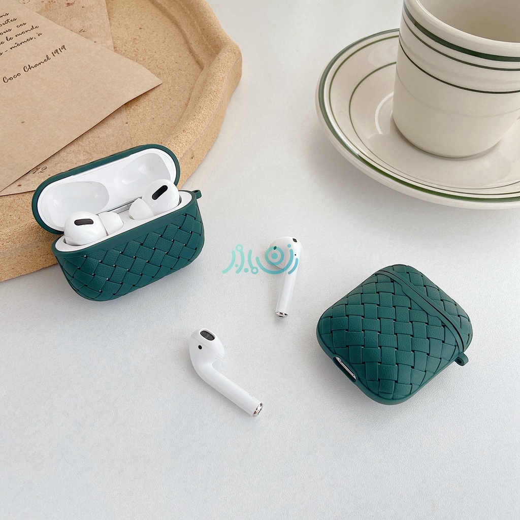 Luxury Weaving Soft Silicone Earphone Cases For Apple Airpods Pro Cover Air Pods 3 2 1 Protection Airpods2 Leather Texture Funda