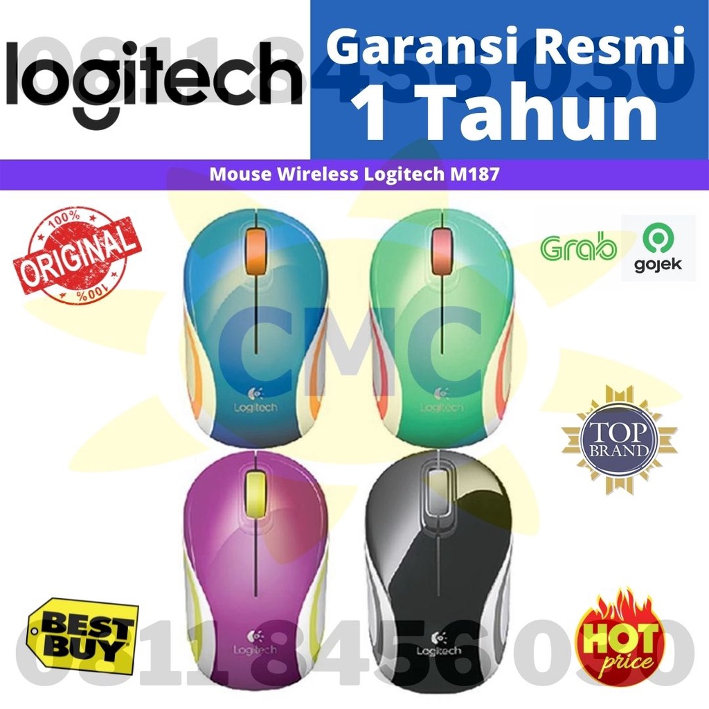 Mouse Wireless Logitech M 187 M187