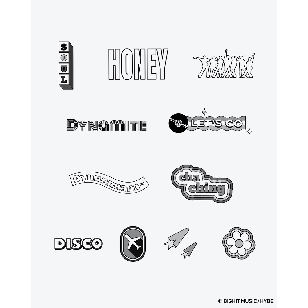 TATEMPO tato temporer - BTS Dynamite Set