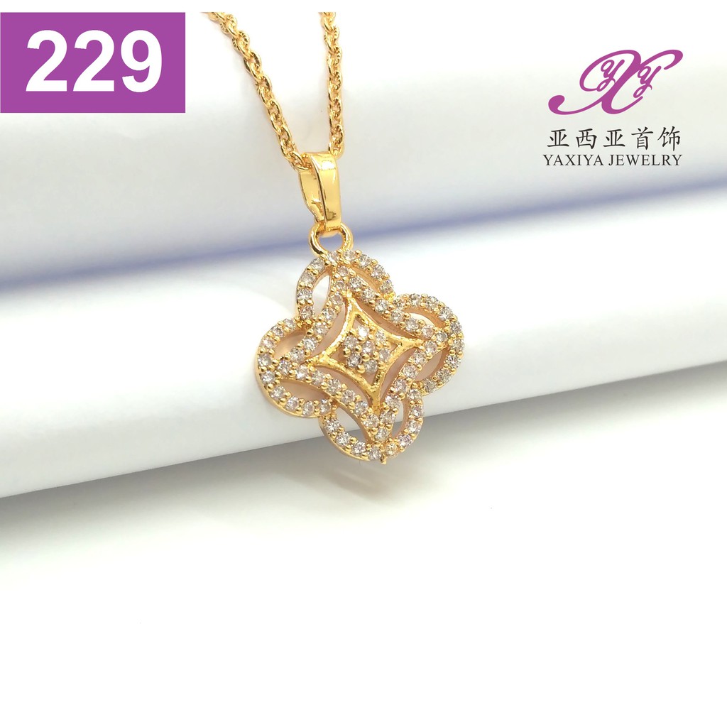 

Liontin Permata Perhiasan imitasi Gold 18k Yaxiya Jewelry 229