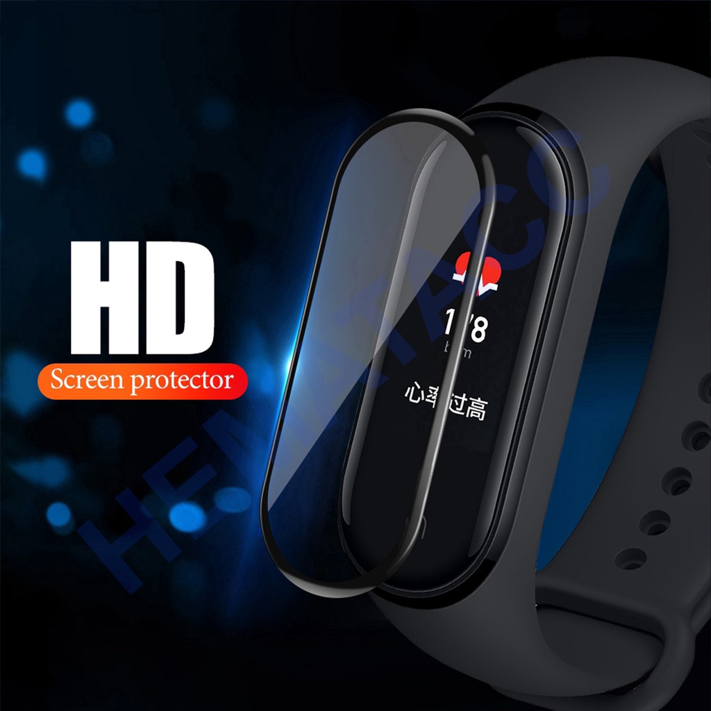 Anti Gores Xiaomi Mi Band 4 3D Curved Screen Protector Screen Guard