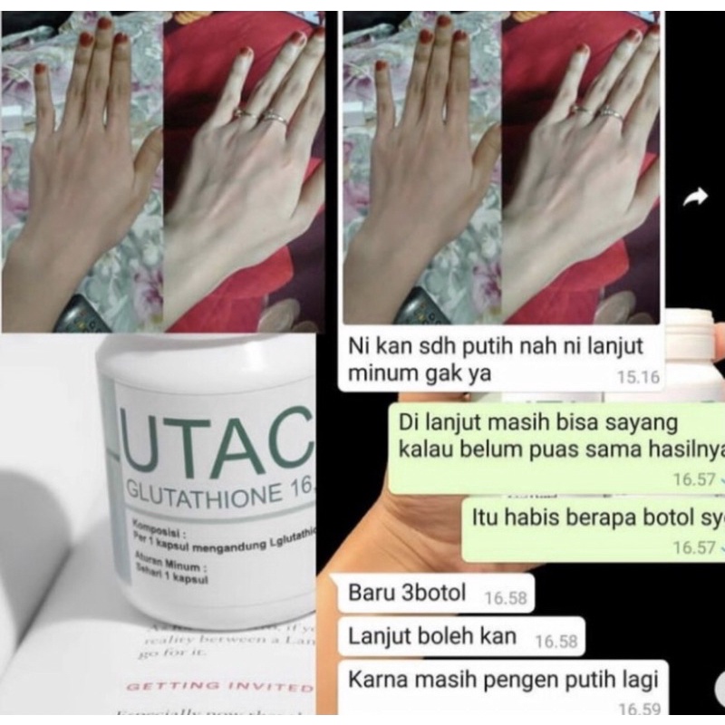 Glutacid Original Murah Whithening 16 000 Mg Original Whitening Booster Obat Pemutih Wajah - Badan - Glutacid Original Whitening Booster 16 000mg Obat Suplemen Herbal Glutacid Asli 100% Original