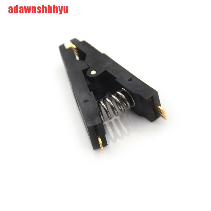 Klip Penguji Programmer SOP8 Pin SOIC8 DIP8 IC Warna Hitam