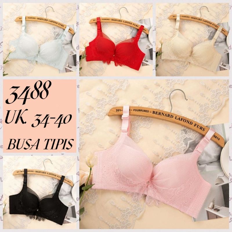 COD| BRA BH WANITA BUSA TIPIS, BRA KAWAT IMPORT REALPICTURE SIZE 34-40