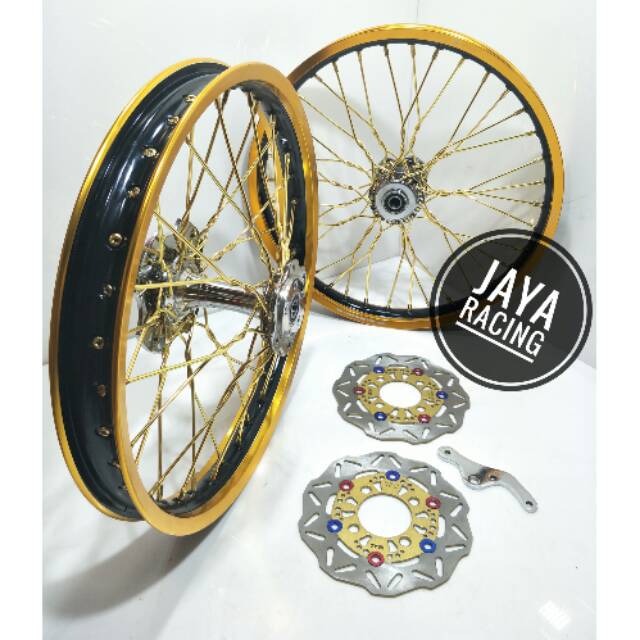 Velg model TDR ring 17 Lebar 160 140 Sonic 150 Sepaket lengkap plus stel velg bisa reguest