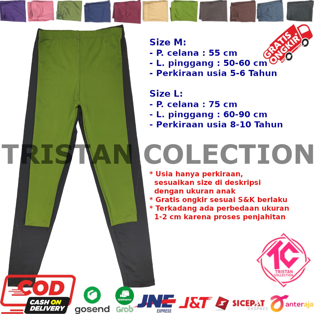 Legging anak 3 - 5 thn/ legging anak spandex