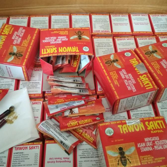 

Tawon Sakti | Kapsul Jamu Asam Urat Rematik | Terlaris