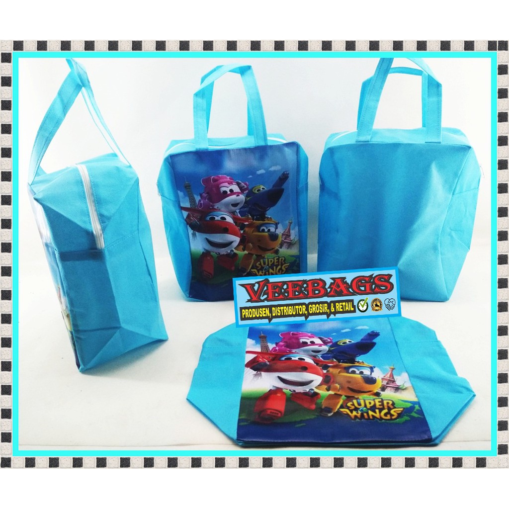 Tas Ultah, Tas Ulang Tahun, Goodie Bag, Perlengkapan Ulang tahun, Tas Ultah Karakter Princes-5