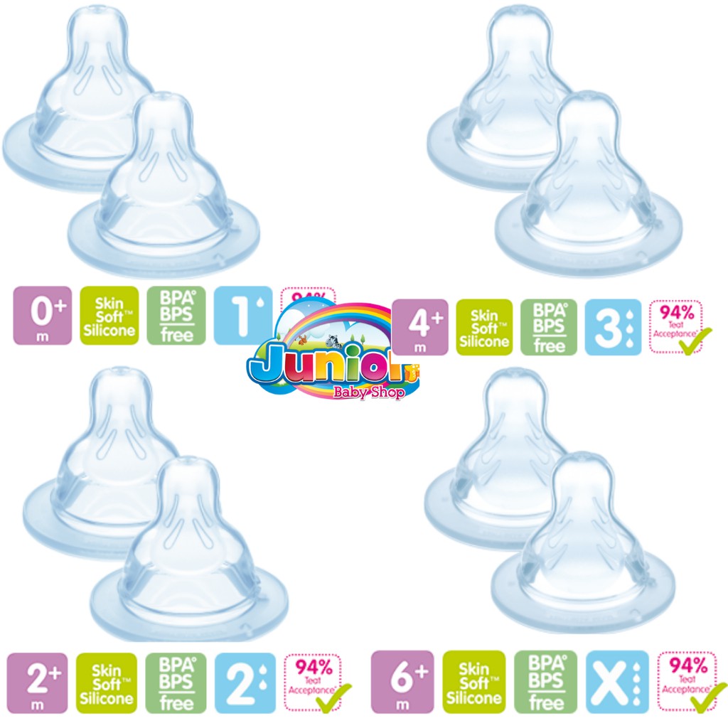 MAM Teat 2pcs (1/2/3/X)