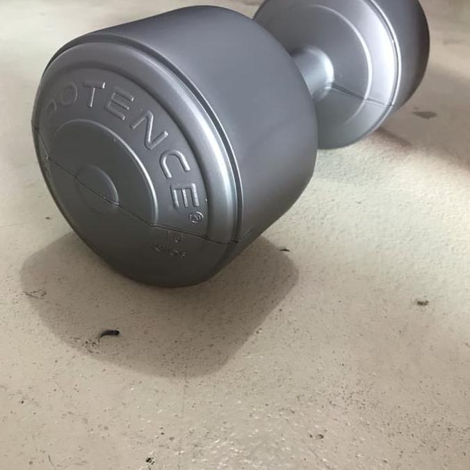 Potence Barbel 10Kg / Dumbell 10Kg / Dumbel Plastik 10 Kg
