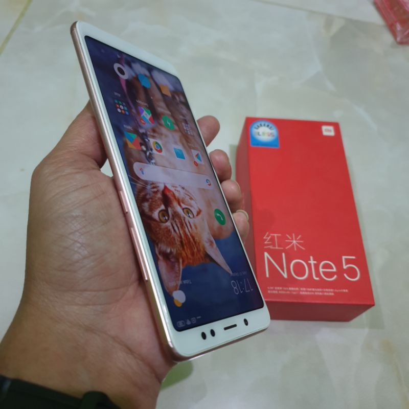 Xiaomi Redmi Note 5 4/64 mulus siap pakai
