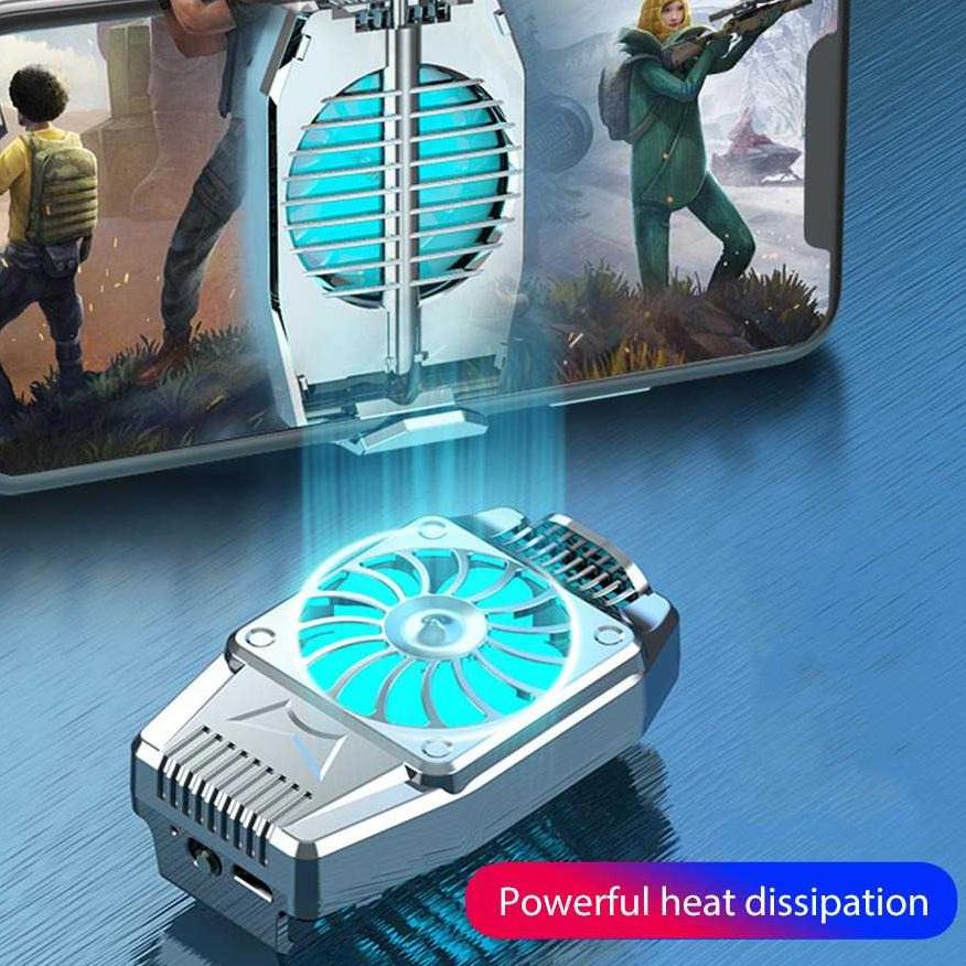 Cooling Fan Pad Cooler Kipas Alat Pendingin Radiator Hp Gaming Game Xiomi Iphone Oppo Redmi Android