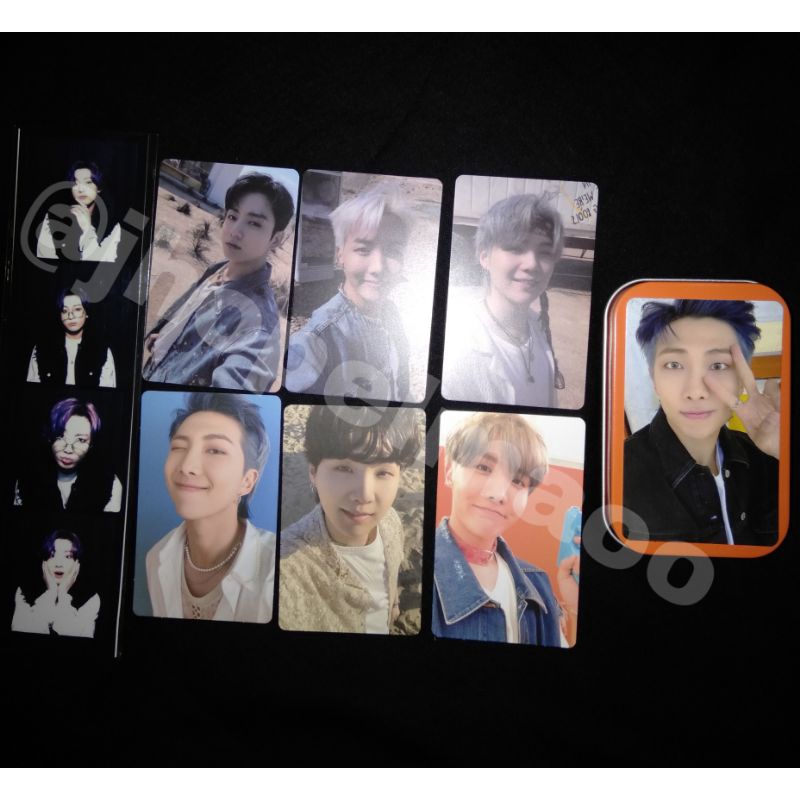 ld butter m2u yoongi/suga, hoseok/j-hope | photocard cream namjoon/rm, hoseok/j-hope