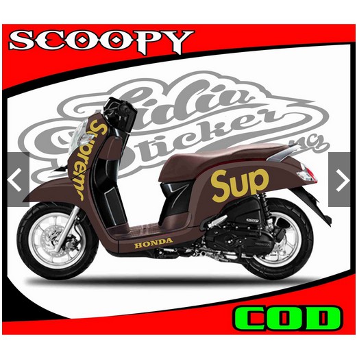 stiker cutting scoopy SUP SUPREME
