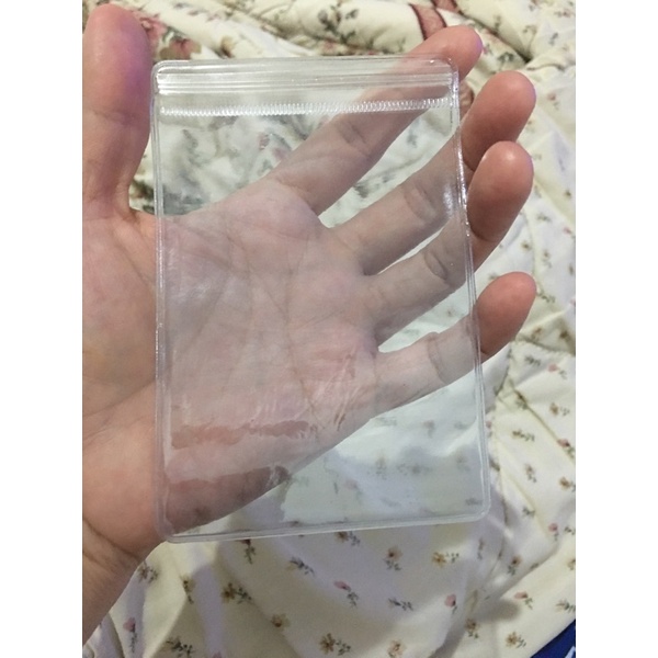 plastik clear klip tebal 8x12 cm