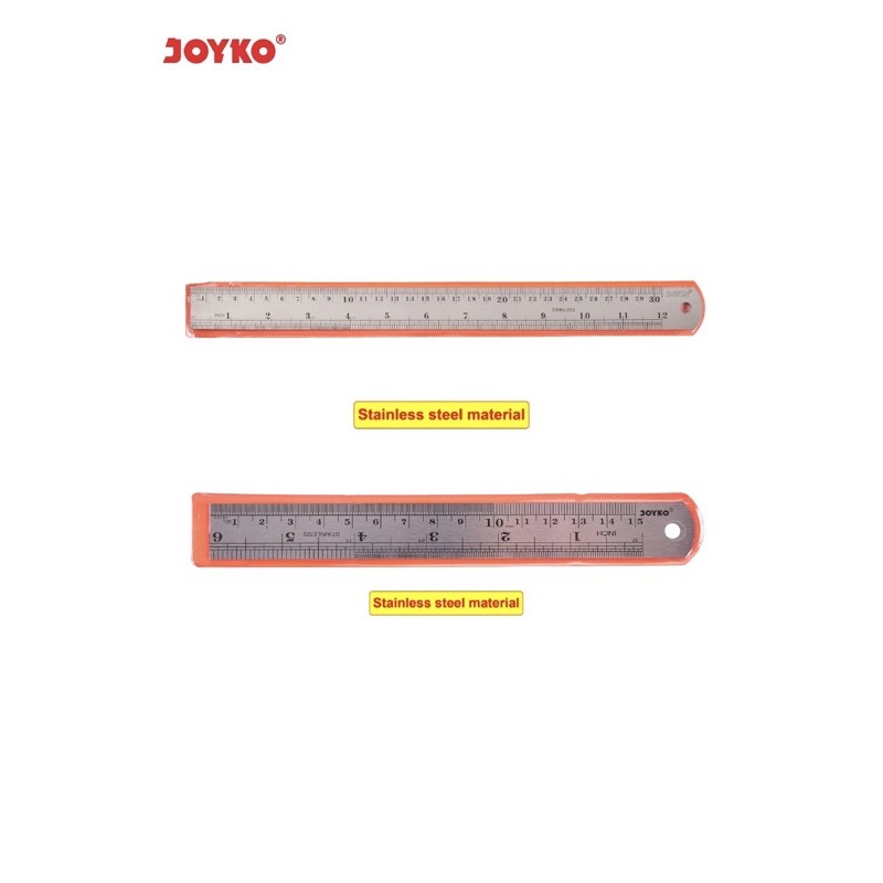 

Joyko Stainless Steel Rules RL-ST / Penggaris besi 15,30cm