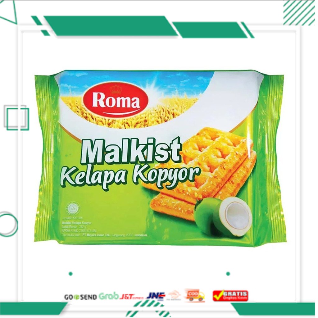 

Roma Malkist Kelapa Kopyor 252 g