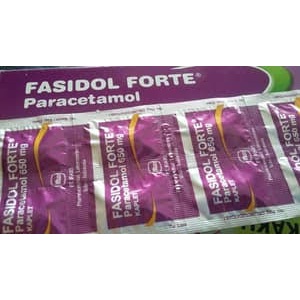 Fasidol Forte 10 Tablet Paracetamol 650 mg Obat Nyeri Demam Pusing