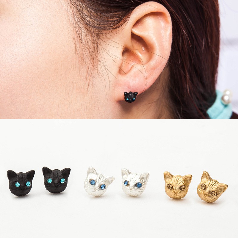 Anting Kucing Lucu Yang Indah Anting Hewan Kreatif Anting
