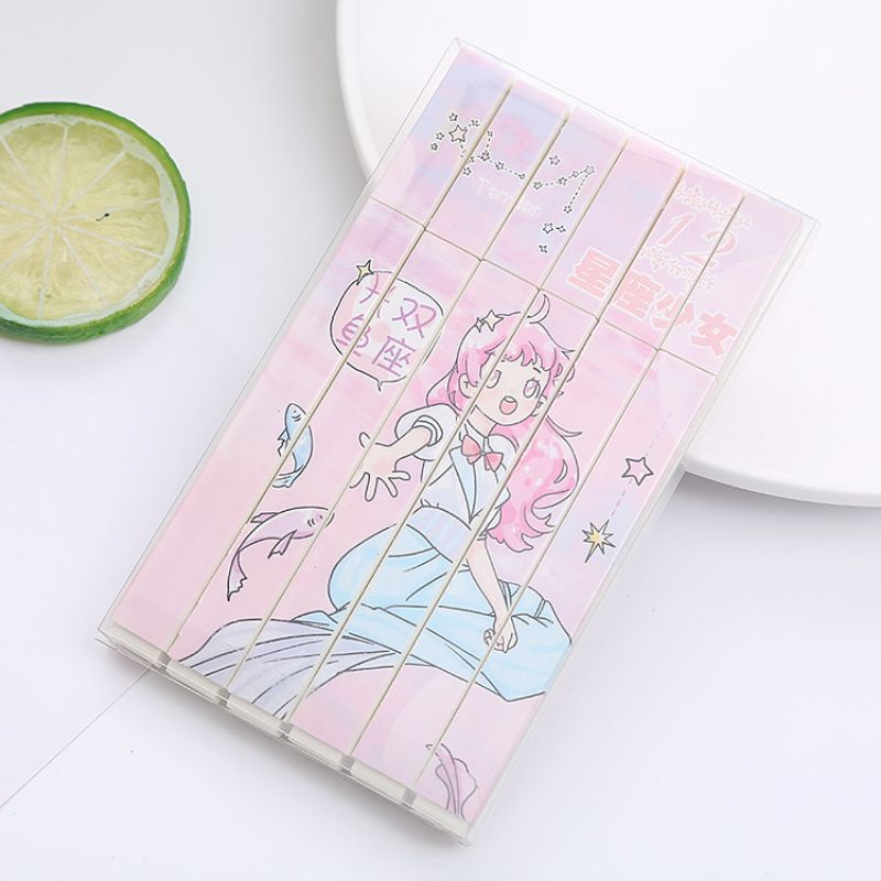 

Stabilo Motif Karakter 1 set 6 Warna / Stabilo Menggambar / Highlighter / ATK / Kualitas Import / Murah / Best Seller!!