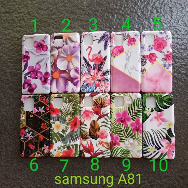 Case gambar Samsung A81 . Note 10 Lite motif cewek soft softcase softshell silikon cover casing kesing housing