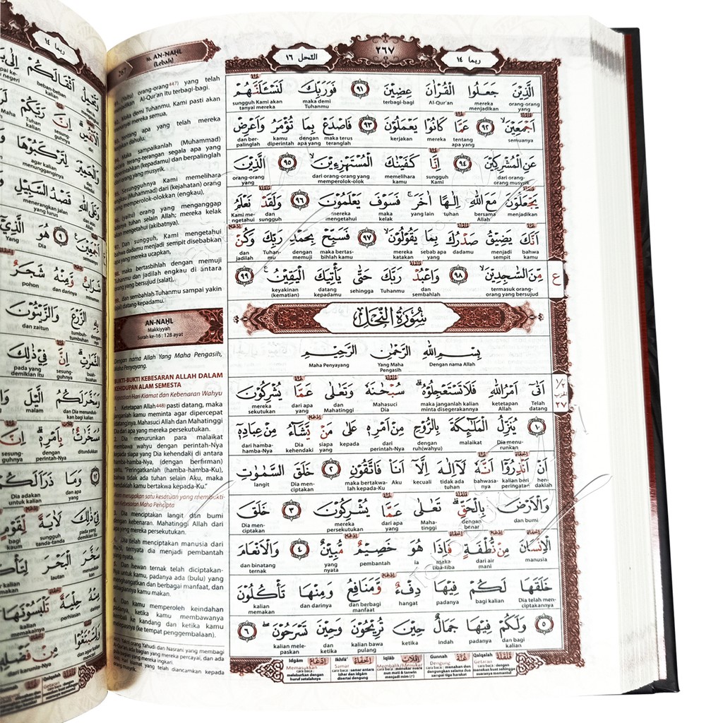 Al Quran Al Fatih B6 HC Portable Tafsir Perkata Tajwid Kode Arab