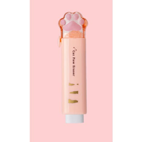 Penghapus Mekanik Anak Perempuan Sekolah Push Pull Cat Paw Lucu Aesthetic Cute Eraser Stationery