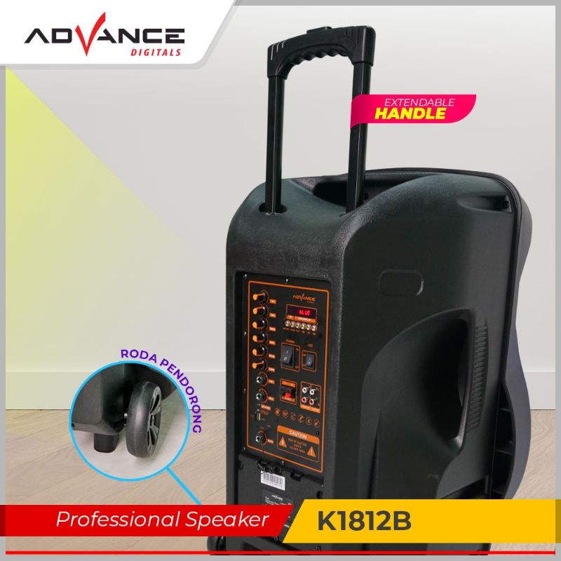 Advance K1212 Speaker Bluetooth Portable