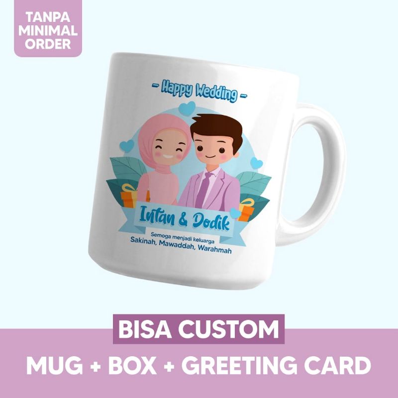 SOUVENIR KHITAN / MUG CUSTOM / MUG CUSTOM SATUAN / MUG KERAMIK