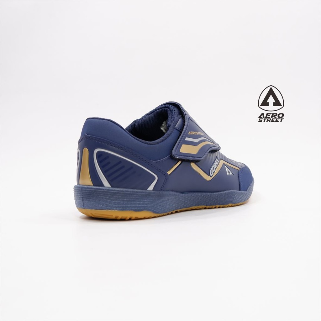 AEROSTEET GOWES NON TALI BIRU TUA EMAS  39-42 - SEPATU SNEAKERS CASUAL SPORT PRIA AERO STREET