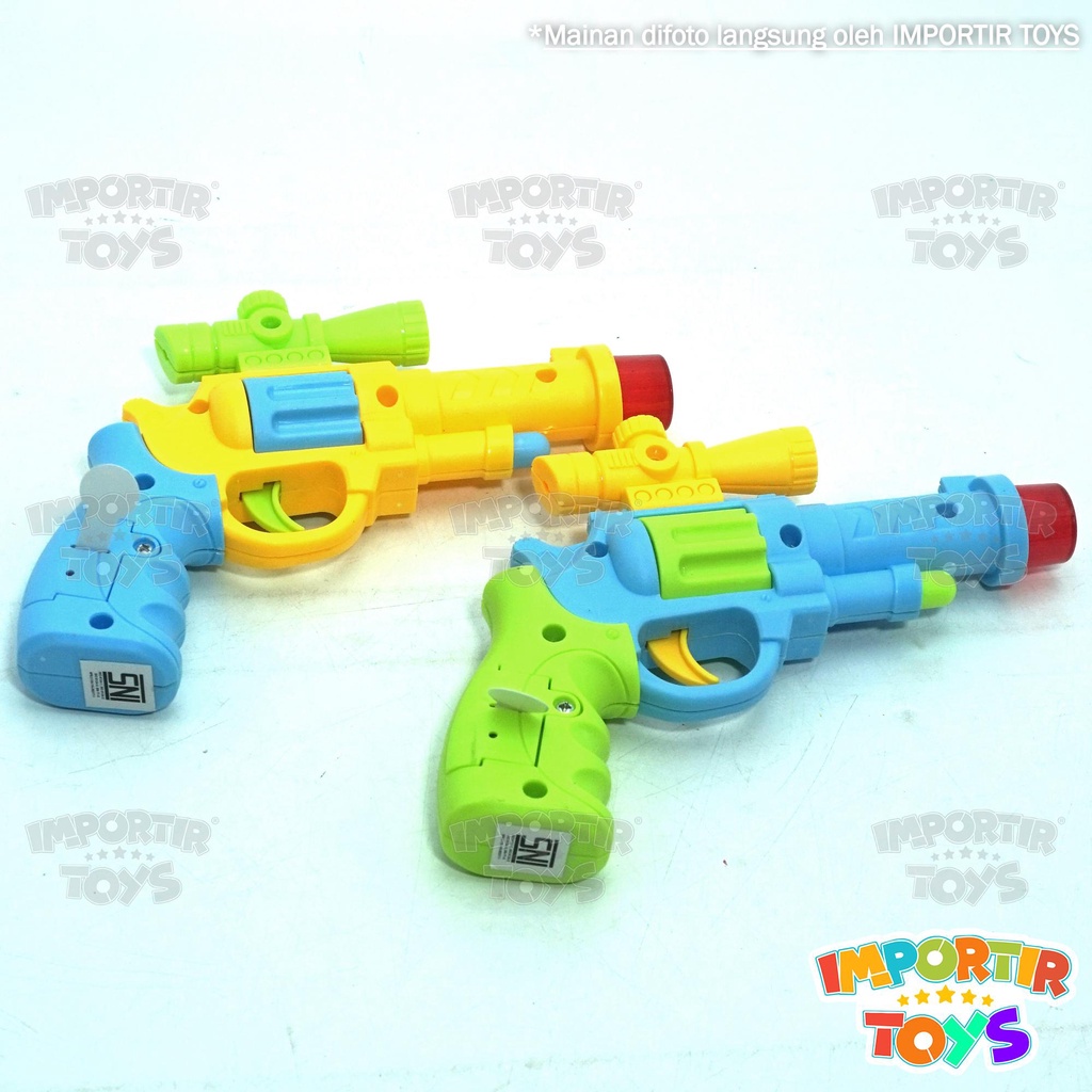 Mainan Pistolan Mini Baby dengan Suara dan Lampu Mainan Bayi Toys Kid