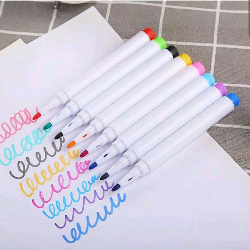 

Spidol chalk wipe clean 12 warna