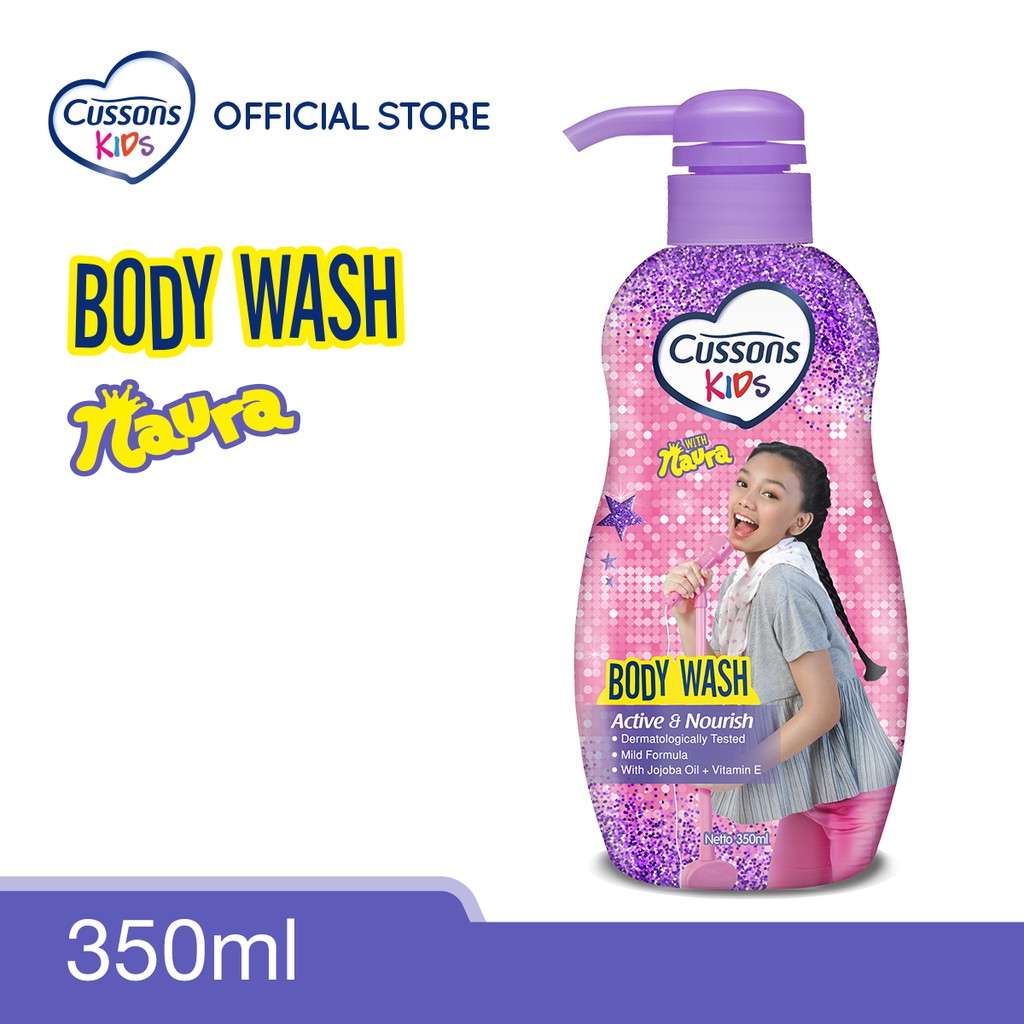 Cussons Kids Body Wash Naura Active & Nourish 350ml | Shopee Indonesia