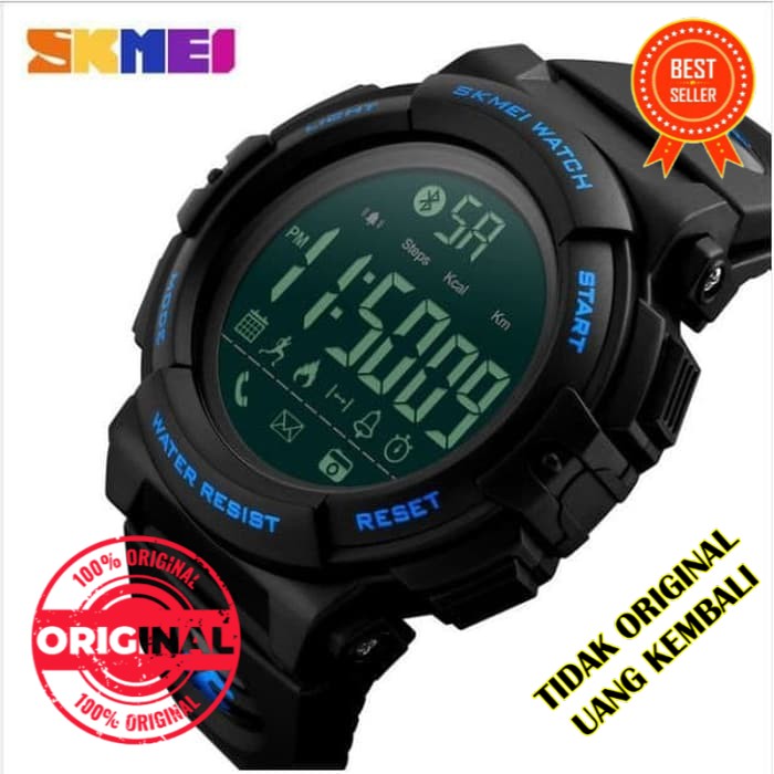 Smartwatch Murah Meriah Pria Bluetooth SKMEI 1303 - Biru