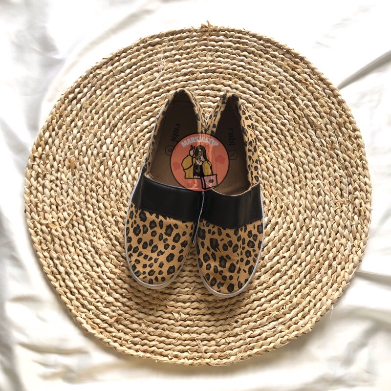 Slip On Rubi Shoes Harriet Leopard/Black Sale